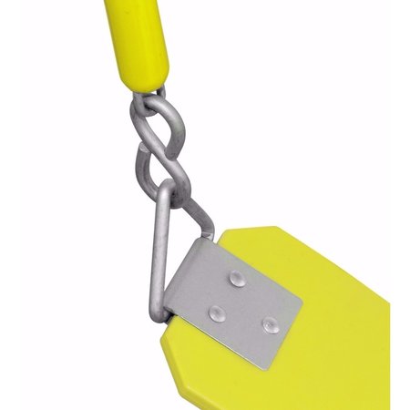 Swingan Belt Swing For All Ages - Soft Grip Chain - Fully Assembled - Yellow SW27CS-YL